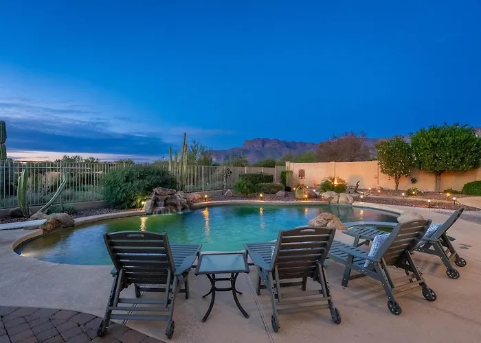Villa Mountain Viewsgame Roomtheaterheatedpoolspa Gold Canyon