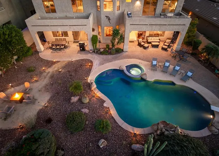 Mountain Viewsgame Roomtheaterheatedpoolspa Villa Gold Canyon
